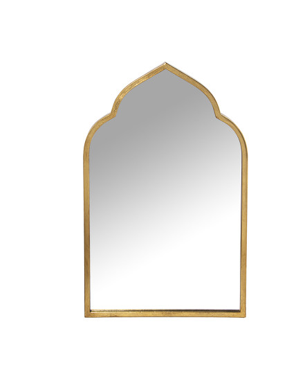 imagem de Espelho Metal Dourado 1