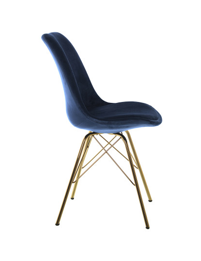 imagem de Cadeira Veludo Azul2