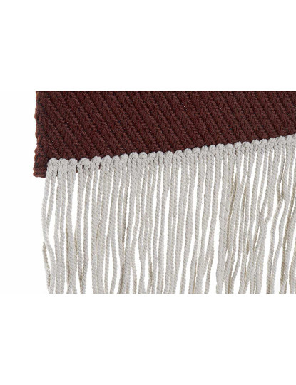 imagem de Decoração de Parede DKD Home Decor Vermelho Natural Boho 45 x 2 x 115 cm5