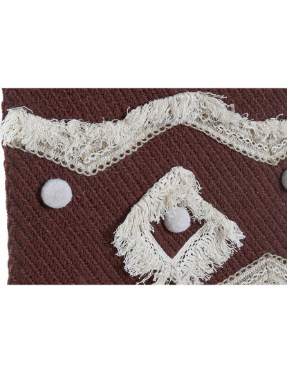 imagem de Decoração de Parede DKD Home Decor Vermelho Natural Boho 45 x 2 x 115 cm4