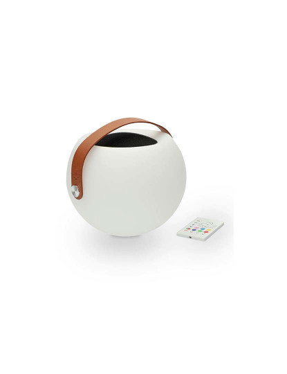 imagem de Coluna Bluetooth Com Candeeiro Led Ksix Bubble Branco 5 W Portátil2