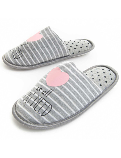 imagem de Slippers Senhora Cinza1