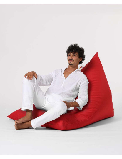 imagem de Pufe Pirâmide Grande Cama Vermelho10