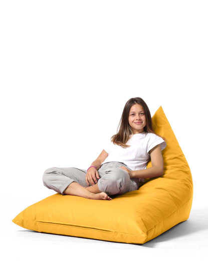 imagem de Pufe Pirâmide Grande Cama Amarelo1