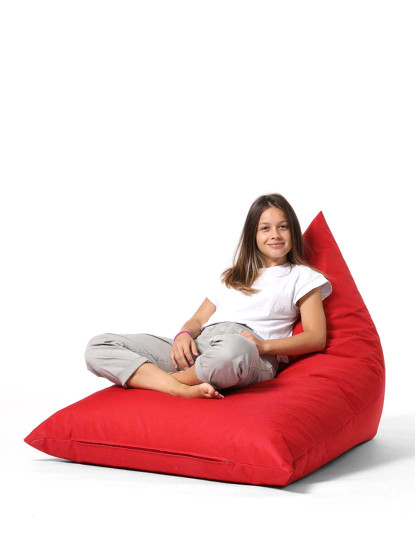 imagem de Pufe Pirâmide Grande Cama Vermelho1