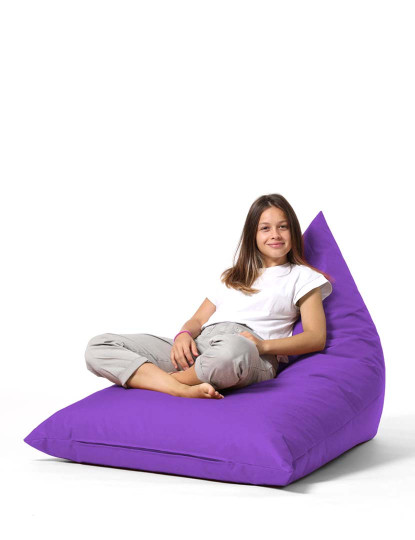 imagem de Pufe Pirâmide Grande Cama Roxo1