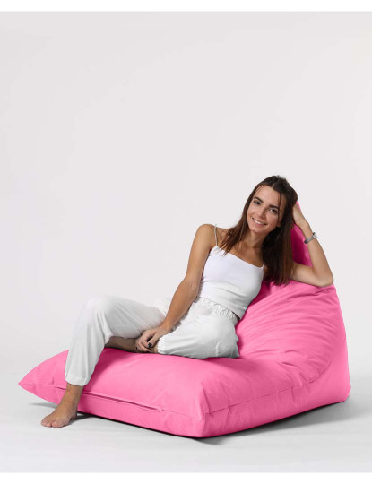 imagem de Pufe Pirâmide Grande Cama Rosa4