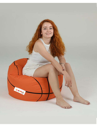 imagem de Pufe Basketball Kids Tile Vermelho3