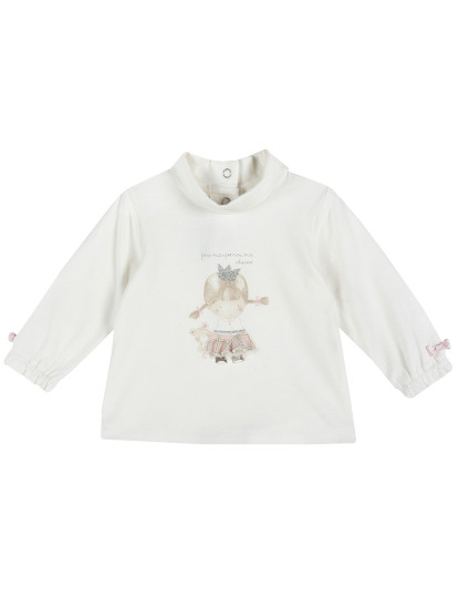 imagem de T-Shirt M. Comprida Menina Natural1