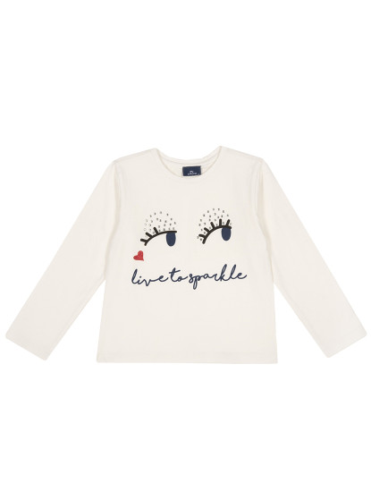imagem de T-Shirt M. Comprida Menina Natural1
