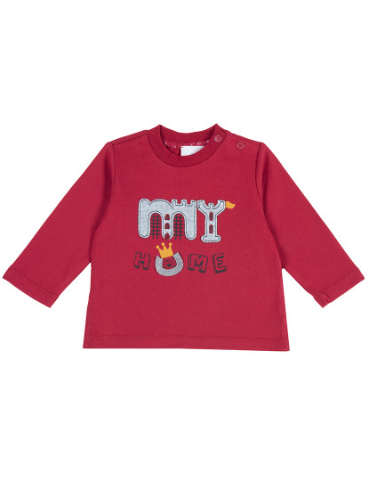 imagem de T-Shirt M. Comprida Menino Vermelho1