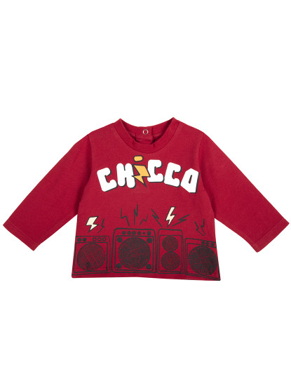 imagem de T-Shirt M. Comprida Menino Vermelho1