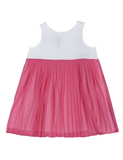 imagem de Conjunto 2: T-Shirt + Vestido Pinafore Menina Rosa Médio2