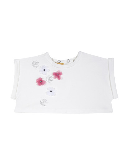 imagem de Conjunto 2: T-Shirt + Vestido Pinafore Menina Rosa Médio3