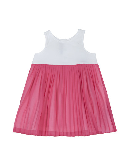imagem de Conjunto 2: T-Shirt + Vestido Pinafore Menina Rosa Médio5