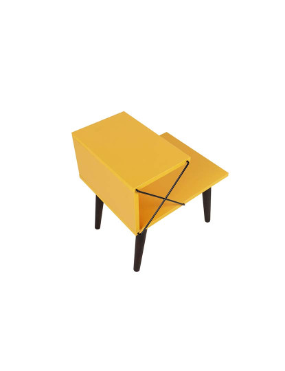 imagem de Mesa Cabeceira Cross Amarelo8