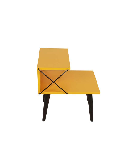 imagem de Mesa Cabeceira Cross Amarelo6