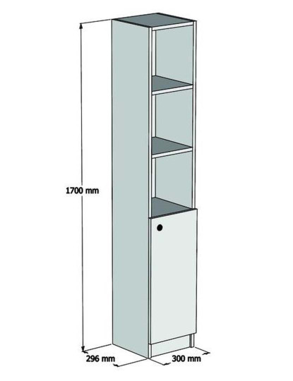 imagem de Móvel Casa Banho Trend Branco4