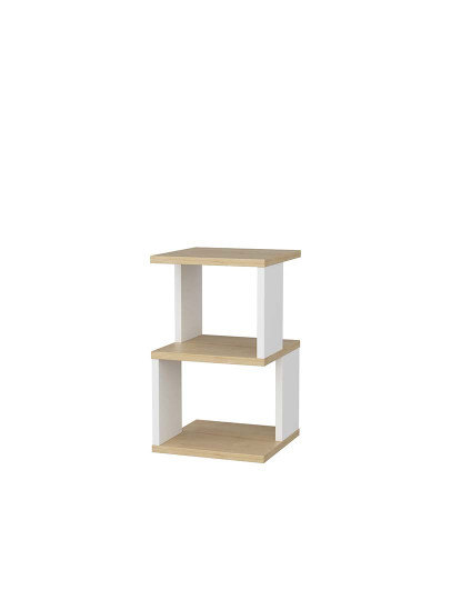 imagem de Mesa Cabeceira Carter Oak Branco4