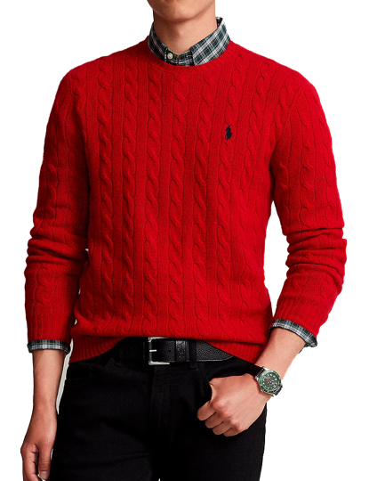 imagem de Camisola Homem Vermelho1