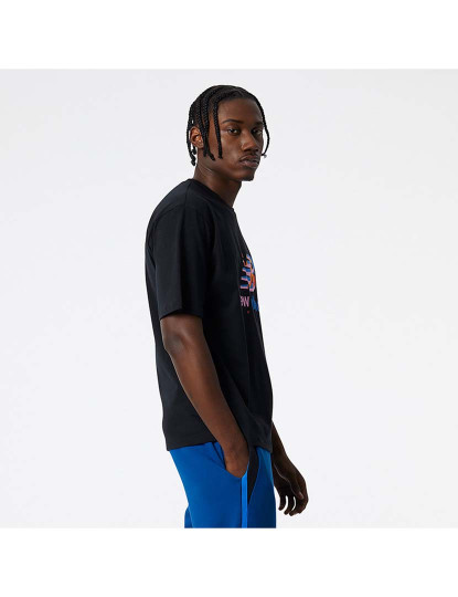 imagem de T-Shirt Homem NB Athletics Amplified Logo  Preto2