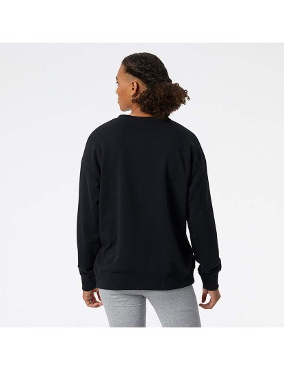 imagem de Sweatshirt Senhora NB Essentials Celebrate Fleece Crew Preto3
