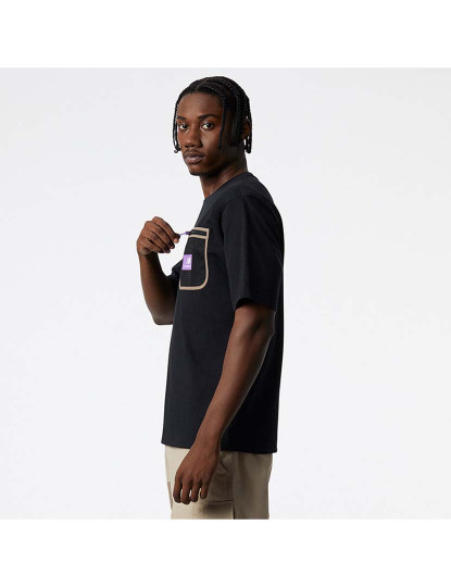 imagem de T-Shirt Homem NB AT Pocket  Preto2