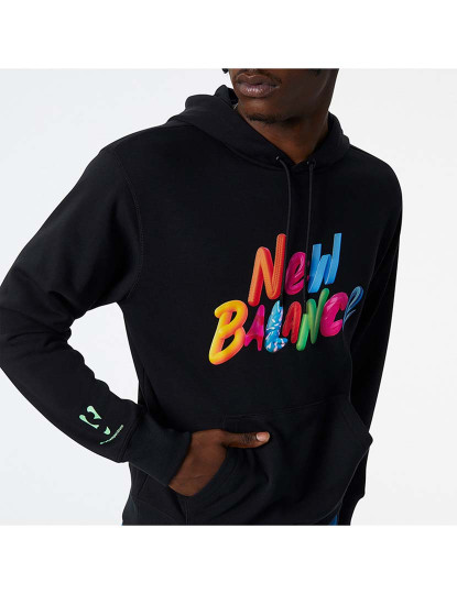 imagem de Hoodie Homem NB Artist Pack Velvet Spectrum  Preto4