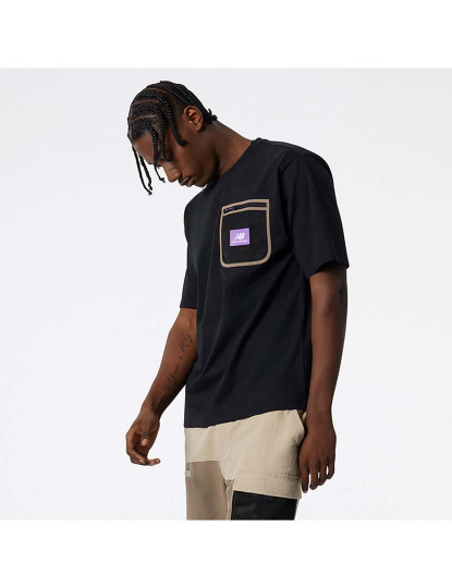 imagem de T-Shirt Homem NB AT Pocket  Preto1