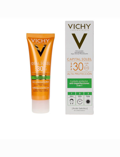 imagem de Idéal Soleil Soin Correcteur Matifiant Spf30 50 Ml1