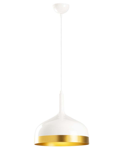 imagem de Candeeiro Teto Saglam-3724 Branco Dourado5