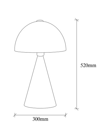 imagem de Candeeiro Mesa Dodo-5052 Branco3