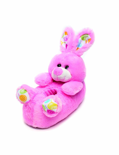 imagem de Pantufas Bunny branco-rosa1