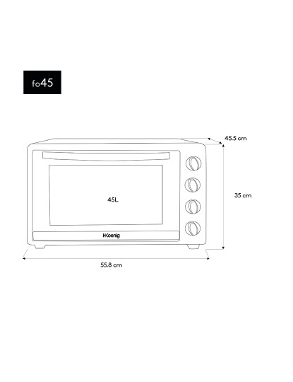 imagem de Mini Forno Elétrico FO455