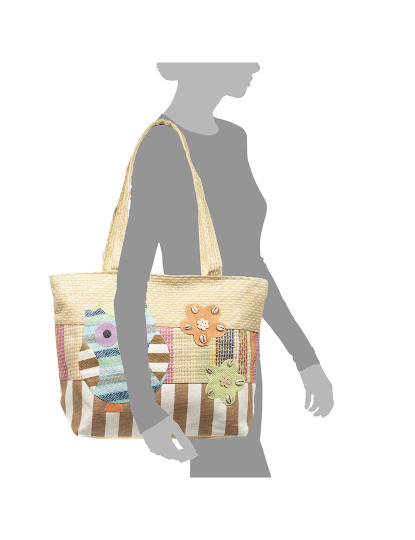imagem de Mala Shopper Giulianova Bege4