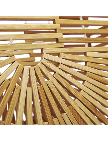 imagem de Mala em madeira de bambu Bege4