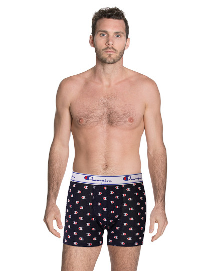 imagem de Pack 2 Boxers Homem Vermelho/Azul Navy Com Logotipo2