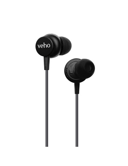 imagem de Veho Z3 wired earphones with mic - Dark Grey1