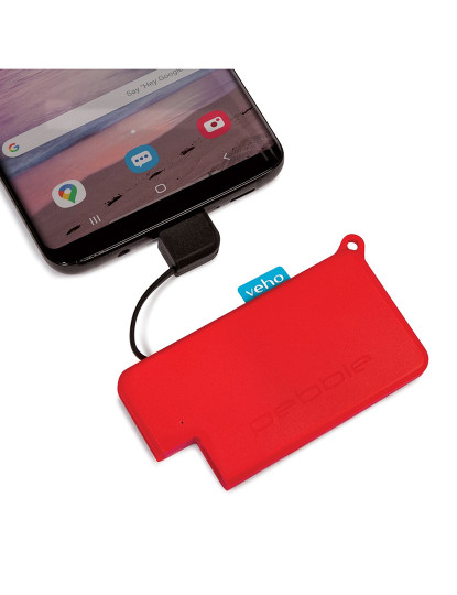 imagem de Veho Pokket 1000mah keyring sized powerbank - Red4