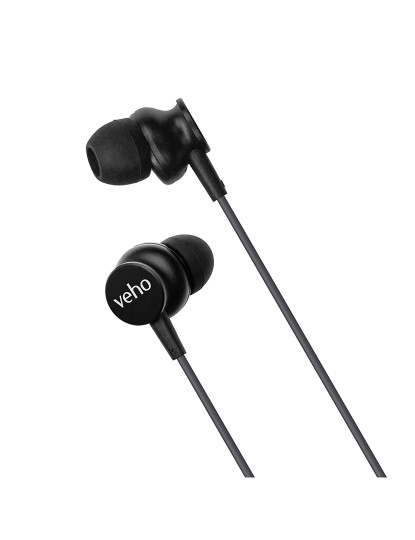 imagem de Veho Z3 wired earphones with mic - Dark Grey2