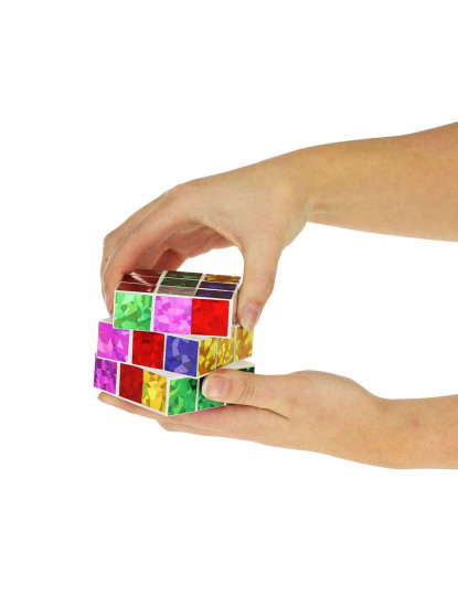 Cubo Mágico 6,5cm X 6,5cm Clássico Tradicional Diversão Memória - Jogo De  Tabuleiro - #