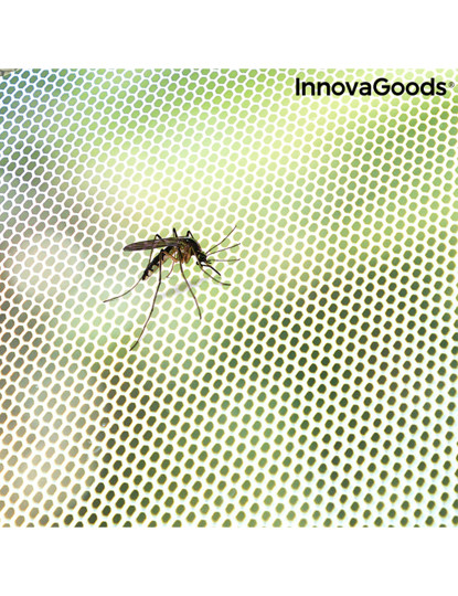 imagem de Rede Anti-Mosquitos Adesiva Recortável para Janelas Branco 2
