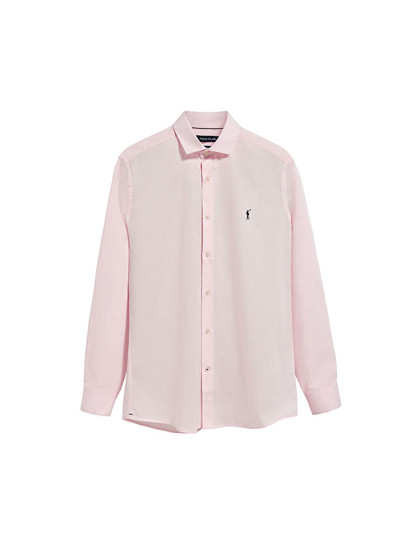 imagem de Camisa de Gola Italiana L Camisa Rigby Go Popelina Vn Rosa Homem1
