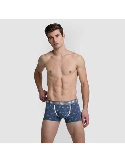 imagem de Boxers Casual Munique Homem Azul2