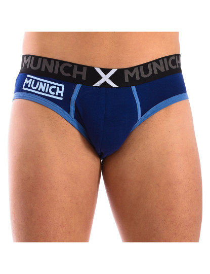 imagem de Pack 2 Boxers Algodão Elástico Azul Navy3