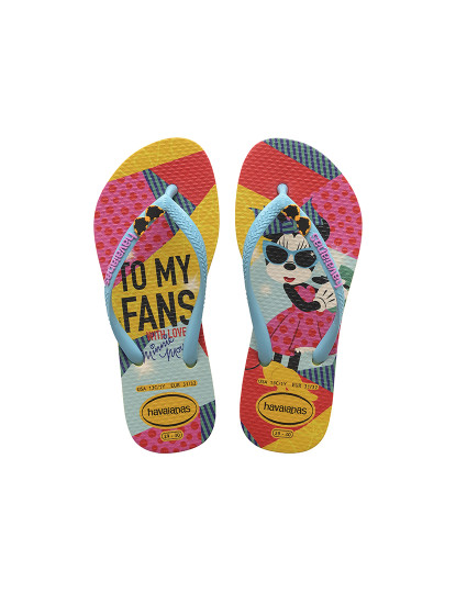 imagem de Havaianas Kids Disney Cool Dourado Amarelo 3