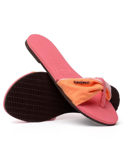 imagem de Havaianas Sandálias Senhora You St Tropez Color Rosa Porcelain 5