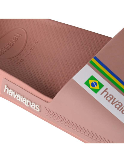 imagem de Havaianas Unisexo  Slide Brasil Rosa Crocus4