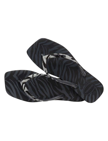 imagem de Havaianas Square Velvet Senhora Preto4