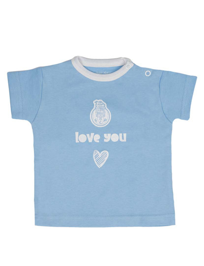 imagem de T-shirt Menino Azul love You1